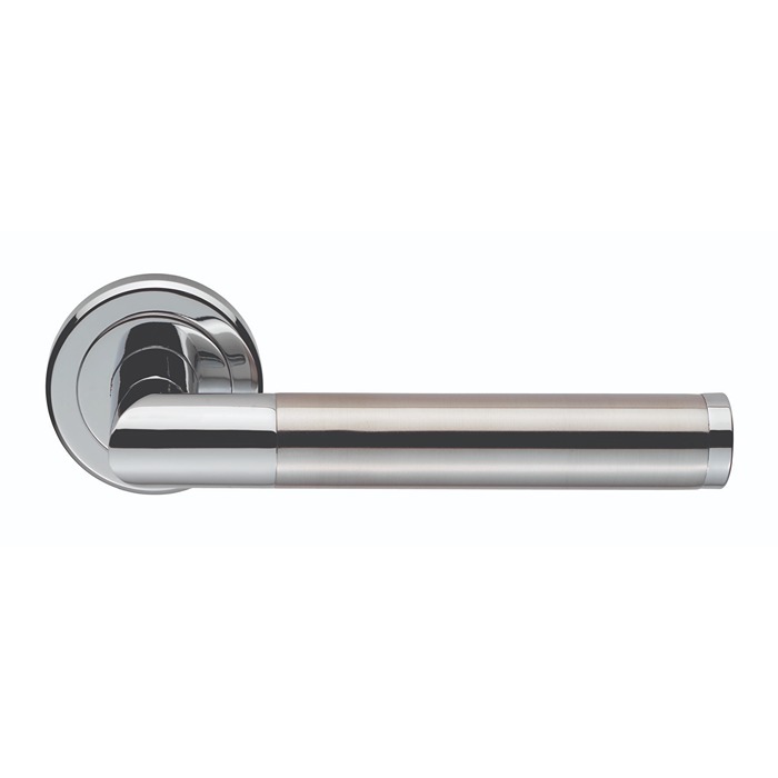 Trend Lever Door Handle on Round Rose